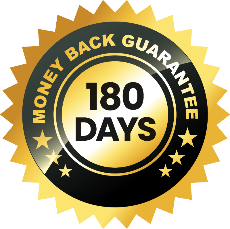 180-Day Money-Back Guarantee