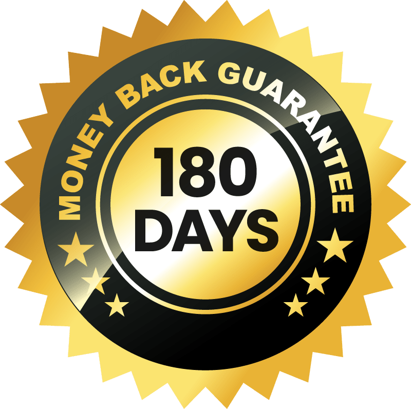 180-Day Money-Back Guarantee